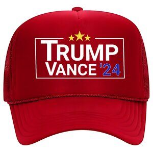 Trump Vance 2024 Election Republican Foam Trucker Mesh Snapback Cap Hat